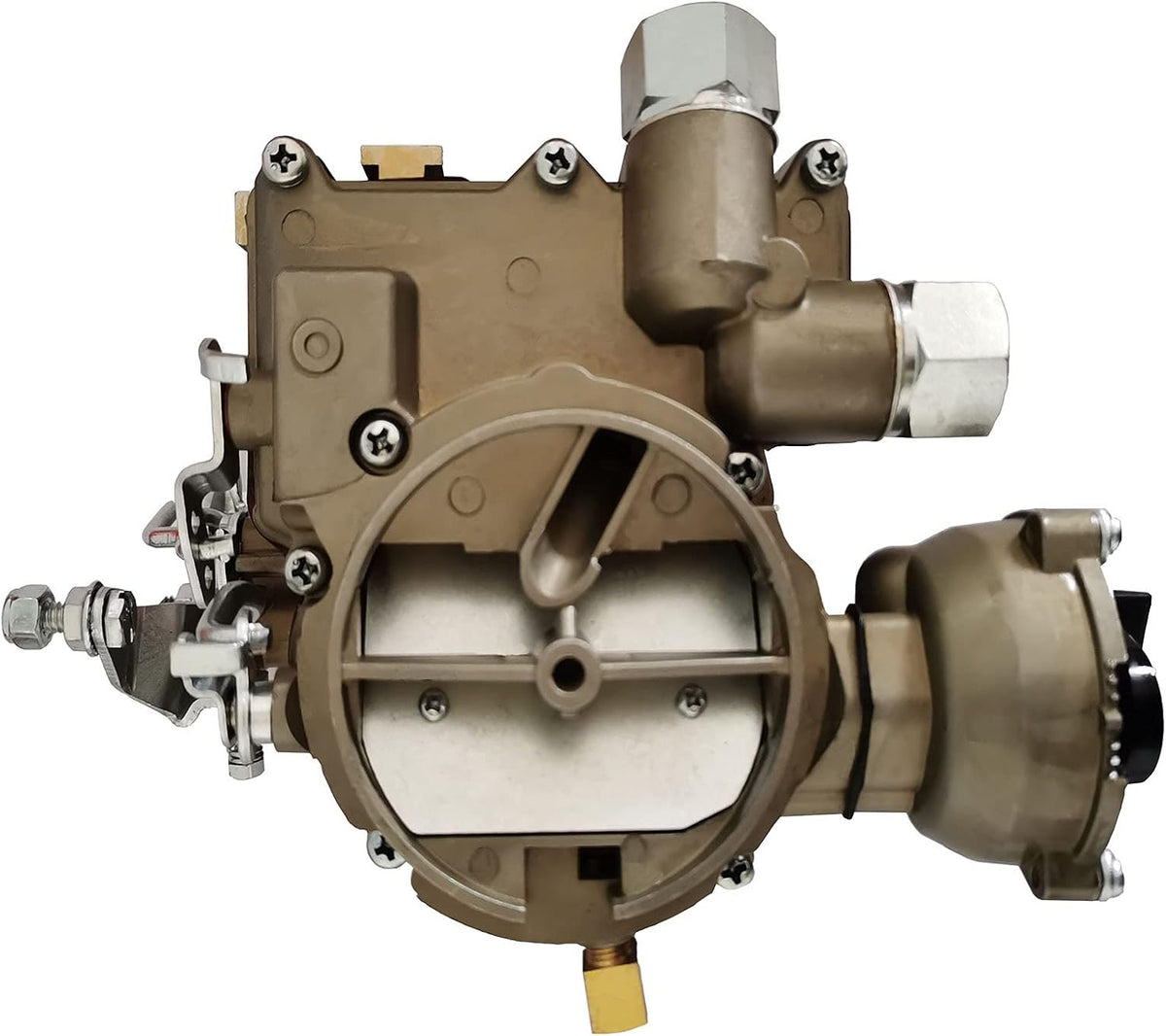 Marine Carburetor Replacement for Mercruiser 2 Barrel 3.0L 4 CYL with Long Linkage Yellow A806594