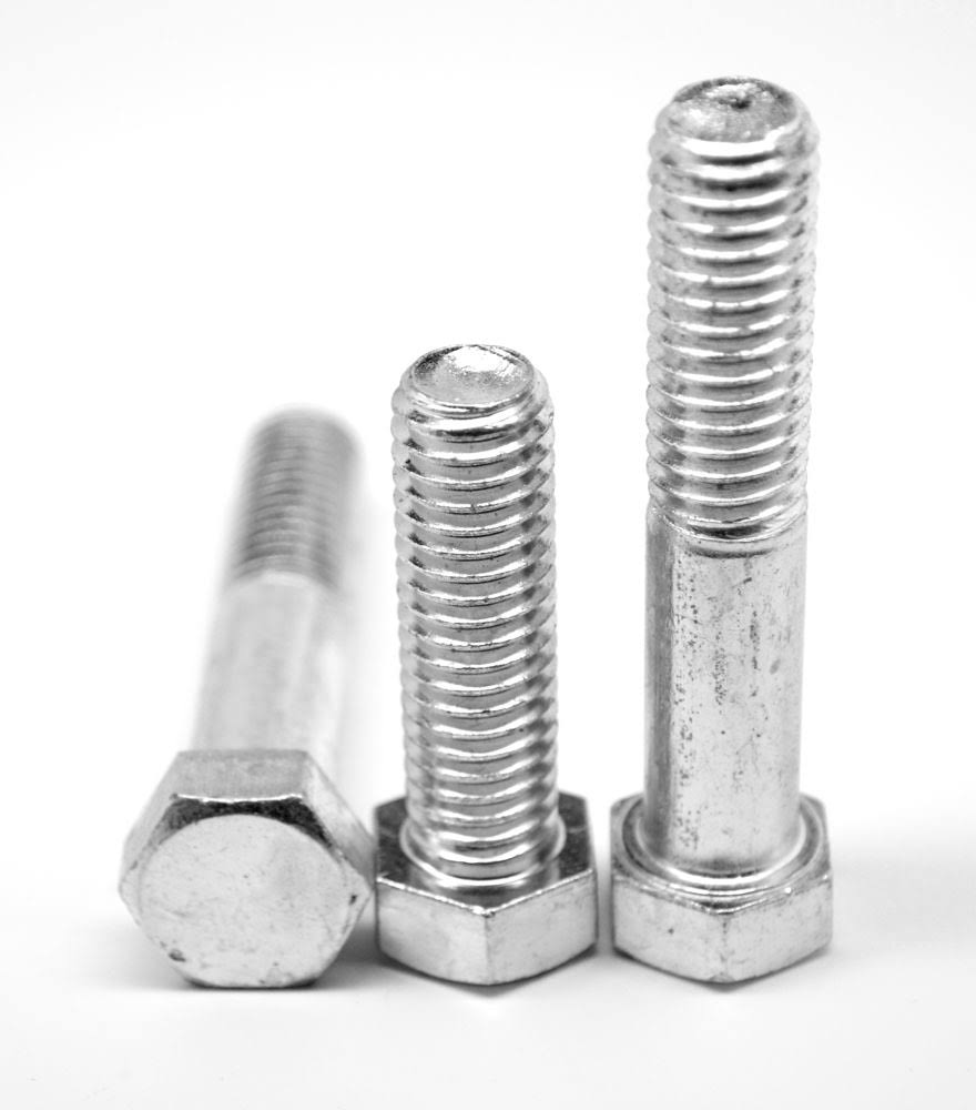 Fine Thread Grade 5 Hex Cap Screw Medium Carbon Steel Zinc Plated G131829