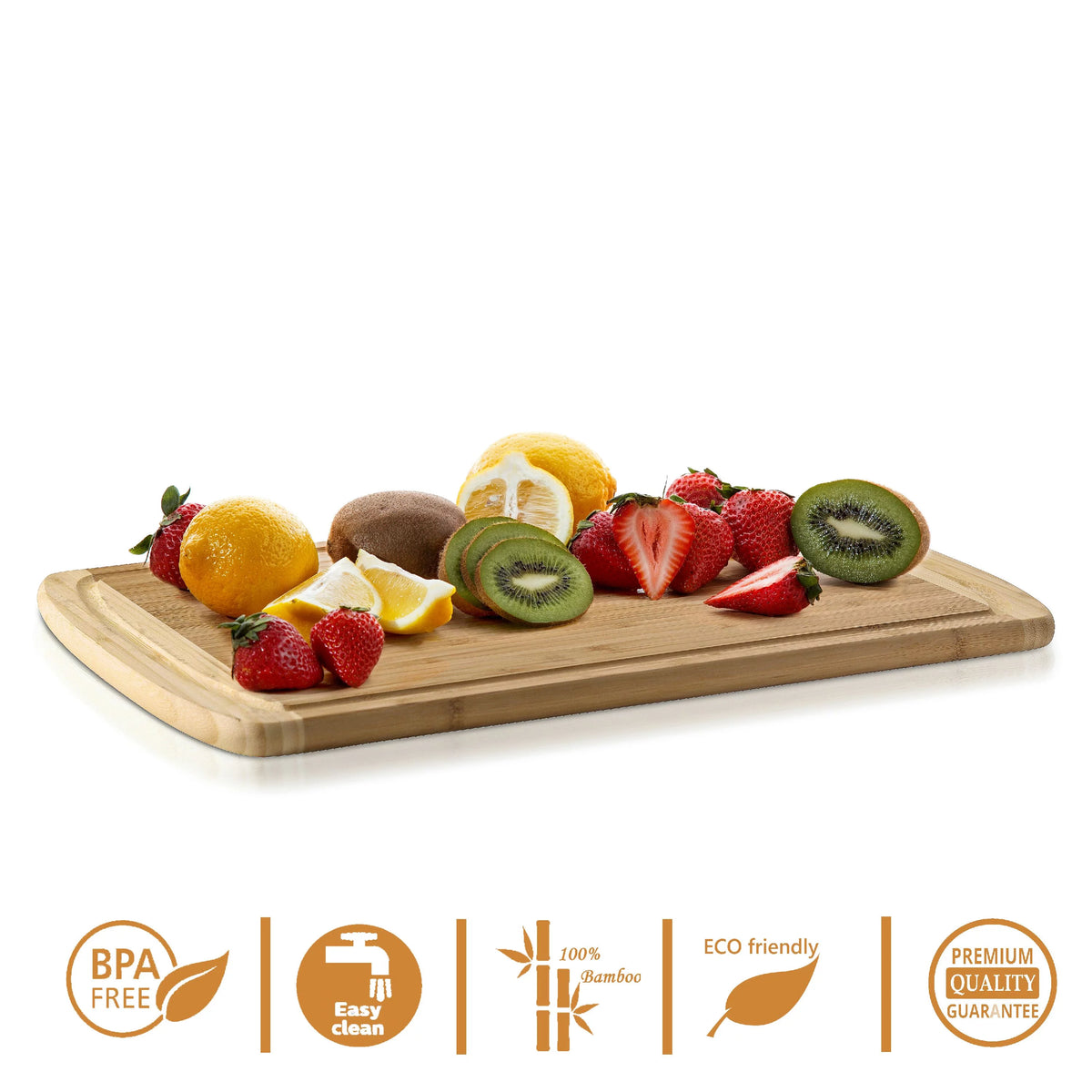 Extra Large Bamboo Cutting Board with Juice Grooves W153