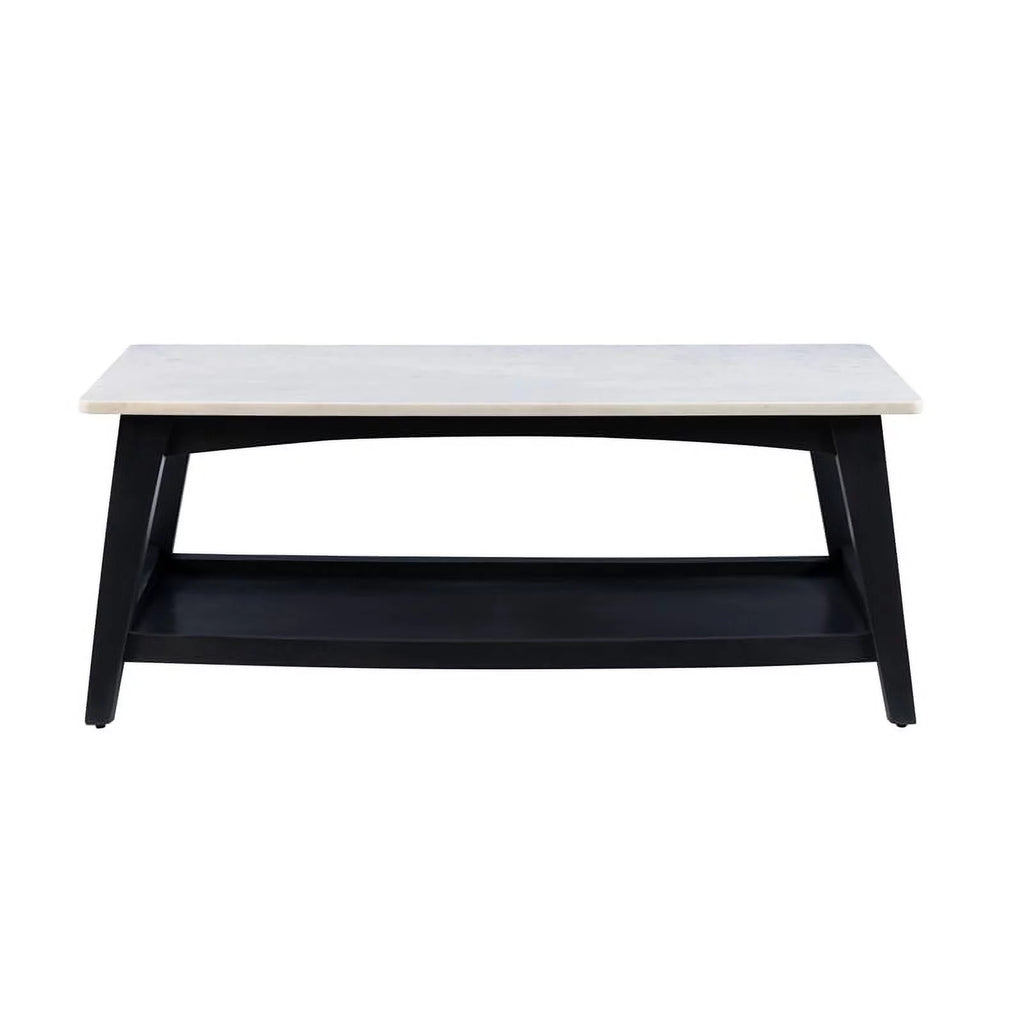 White Marble Top Coffee Table I186532