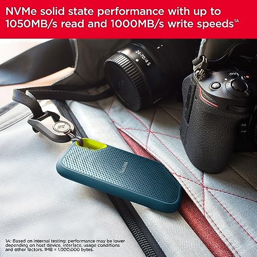 Portable SSD - USB-C, USB 3.2 Gen 2 - External Solid State Drive I122