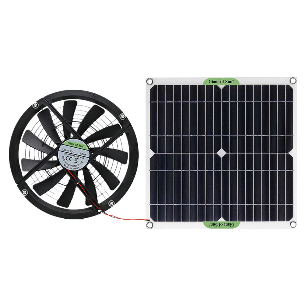 100W Solar Exhaust Fan X620628