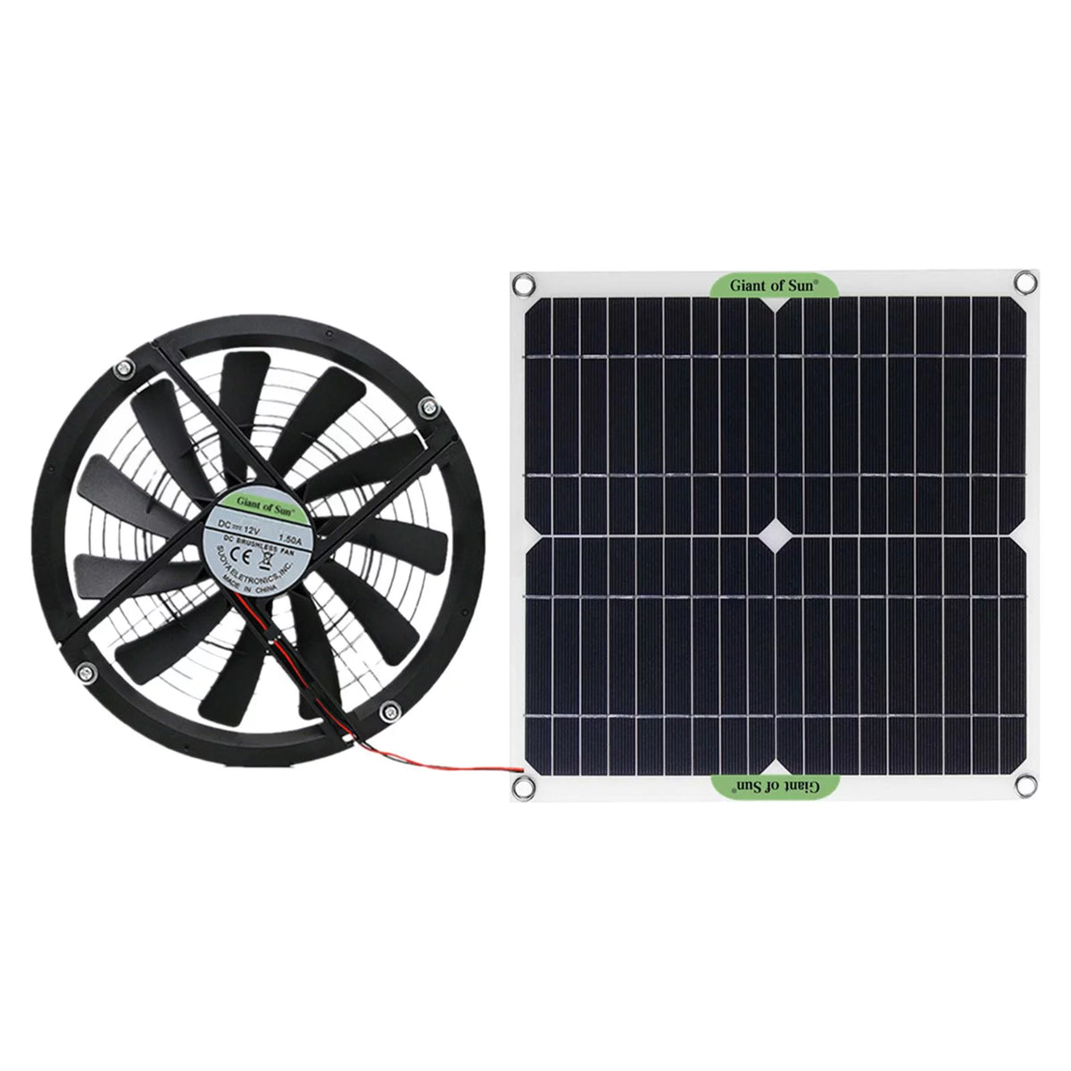 100W Solar Exhaust Fan X620628