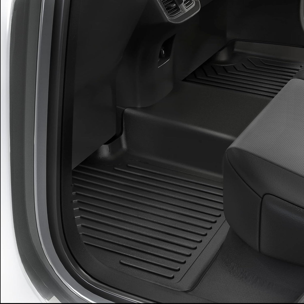 Black TPE Floor Mats Full Set Liners G7559