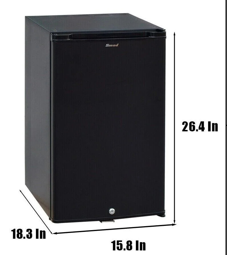 1.7 Cu ft Portable Absorption Mini Fridge with Lock D404
