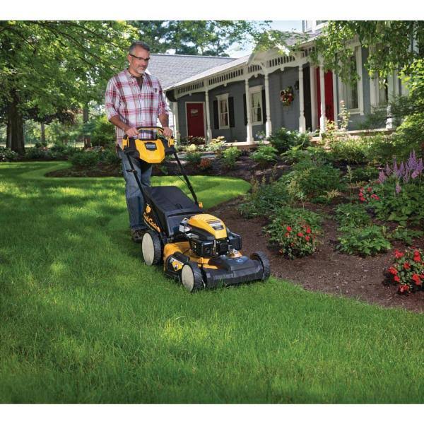 21 in. 159 CC Self Propelled Gas Walk Behind Lawn Mower R735
