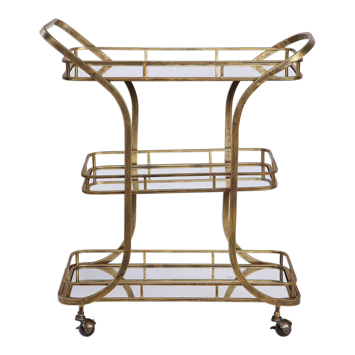 Gold Serving Cart N785487