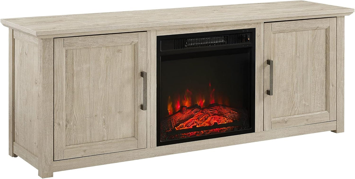 58-inch Low Profile TV Stand with Electric Fireplace L918