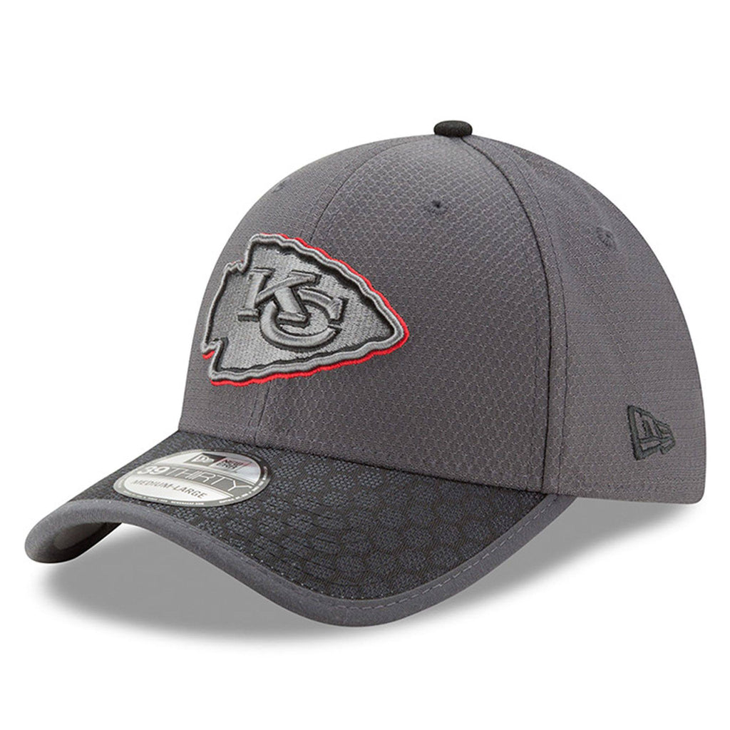 Graphite Kansas City Chiefs 39THIRTY Flex Hat Extra Large E942320