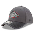 Graphite Kansas City Chiefs 39THIRTY Flex Hat Extra Large E942320