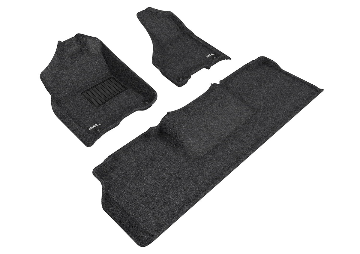 3D MAXpider ELEGANT Floor Mat (BLACK) Full Set W7633