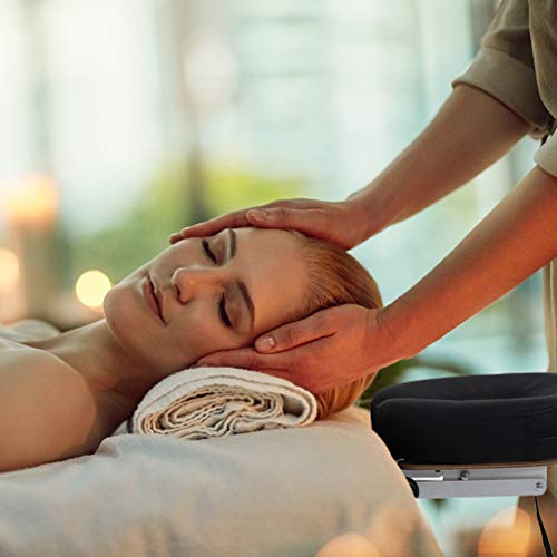 Portable Massage Table 28 Inch Wide Adjustable Folding PU Leather C74314