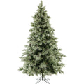 7.5-ft Glistening Pine Tree with Pine Cones and Clear LED Lights R218672