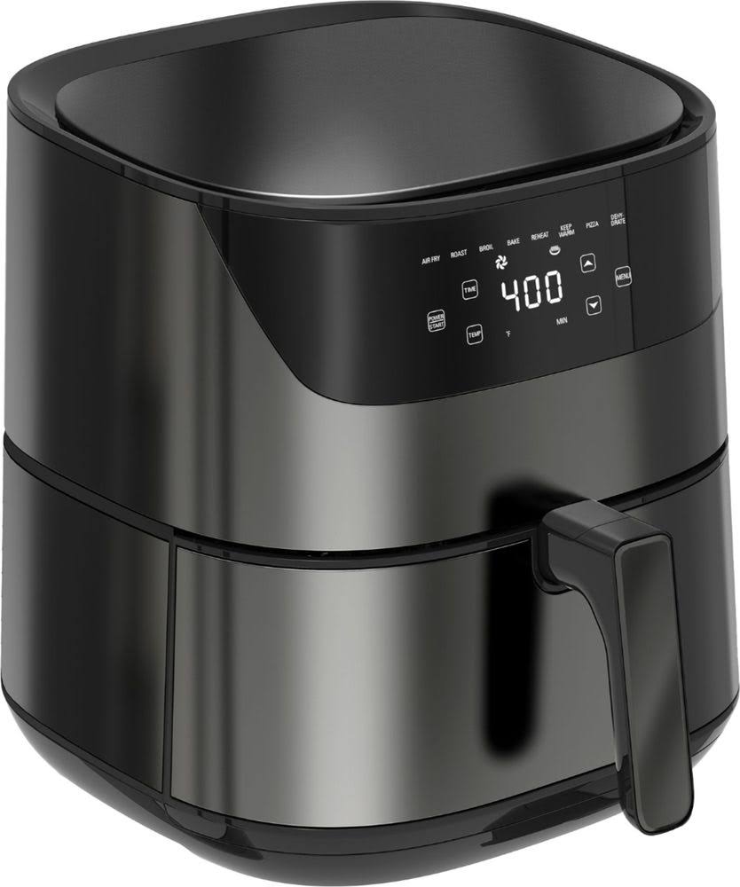 6.3-qt. Touchscreen Air Fryer - Black Stainless Steel M272629