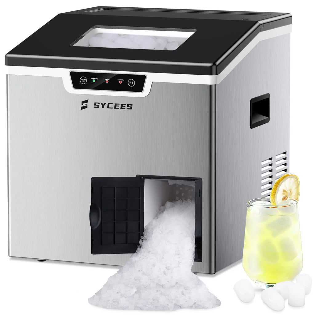 2-in-1 Countertop Ice Maker Machine & Ice Shaver I8376