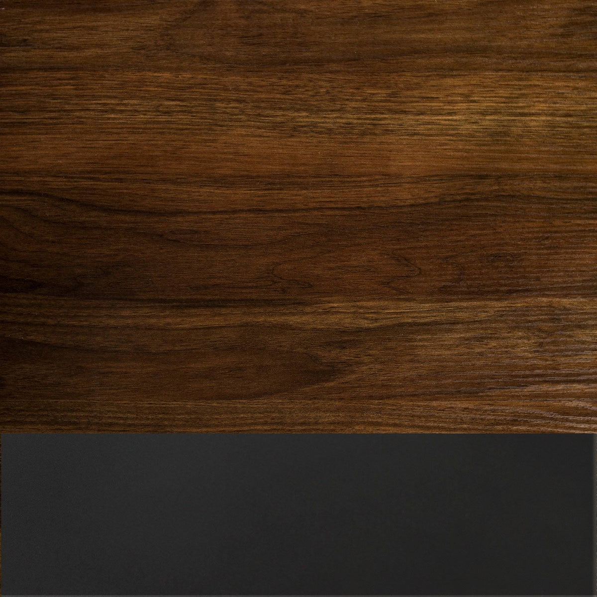 3-Piece X-Frame Entertainment Wall - Dark Walnut / Black Metal X382621