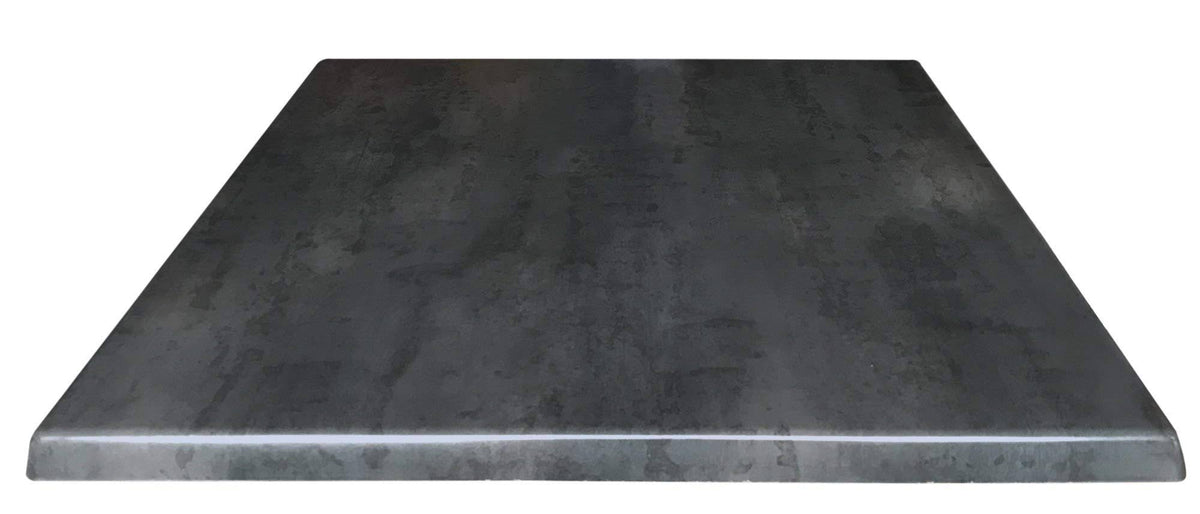 30" x 30" Black Steel Indoor/Outdoor Table Top K5458