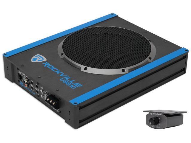 10 inch 800W Slim Powered Car Subwoofer Sub+Amp Kit K19976