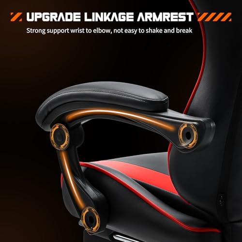 Ergonomic Computer Chair with Footrest and Lumbar Support S805707
