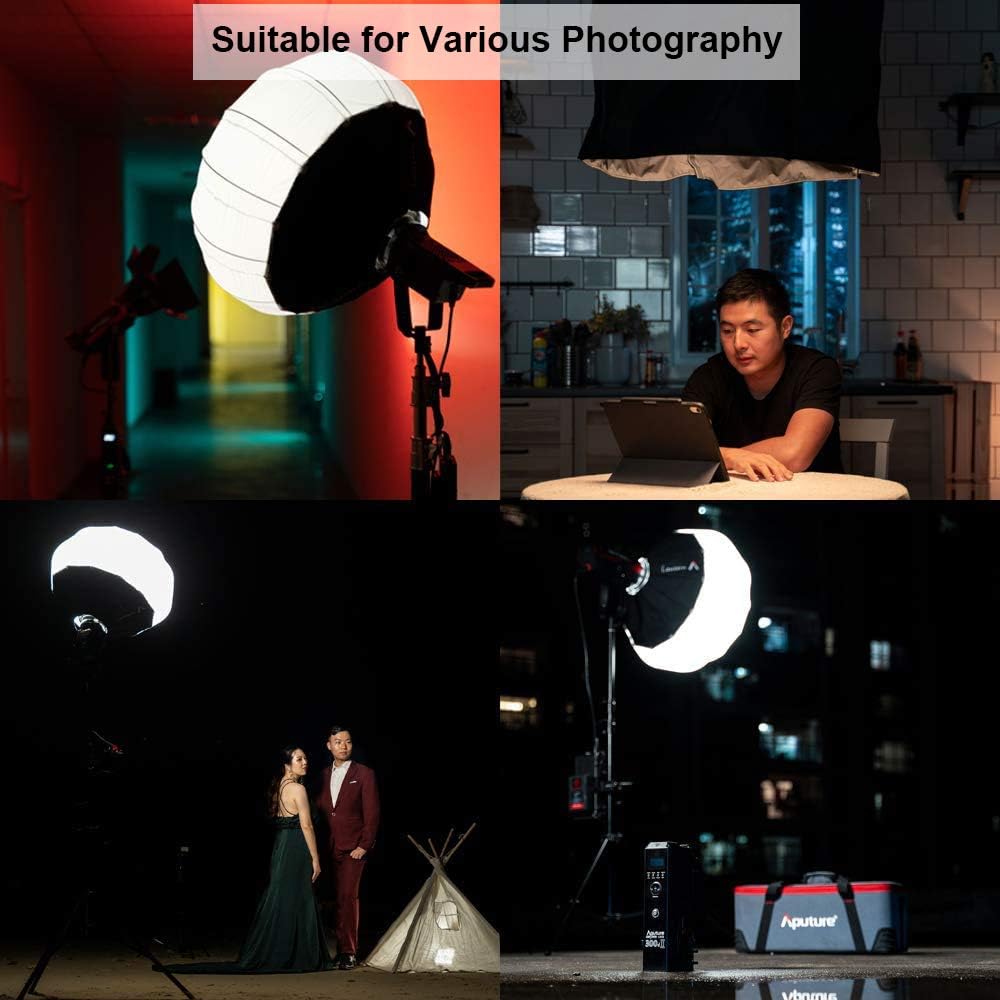26inch Quick-Folding Lantern Softbox Soft Light Modifier for Bowens Mount Light U99686