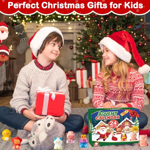 2025 Christmas Advent Calendar with 24 Slow Rising Toys H476890