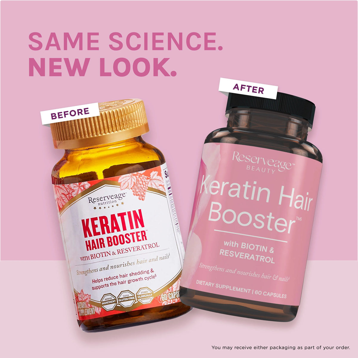 Biotin Hair and Nails Supplement, 60 Capsules C362