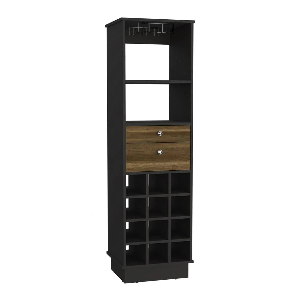 Black & Walnut Bar Cabinet O109568