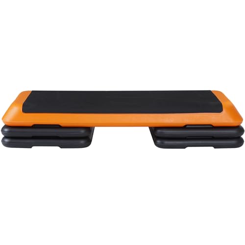 43'' Adjustable Aerobic Step Platform with 4 Stackable Risers H5637