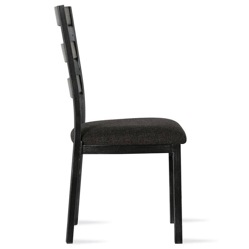 Gray Ladderback Dining Side Chair (Set of 2) I972
