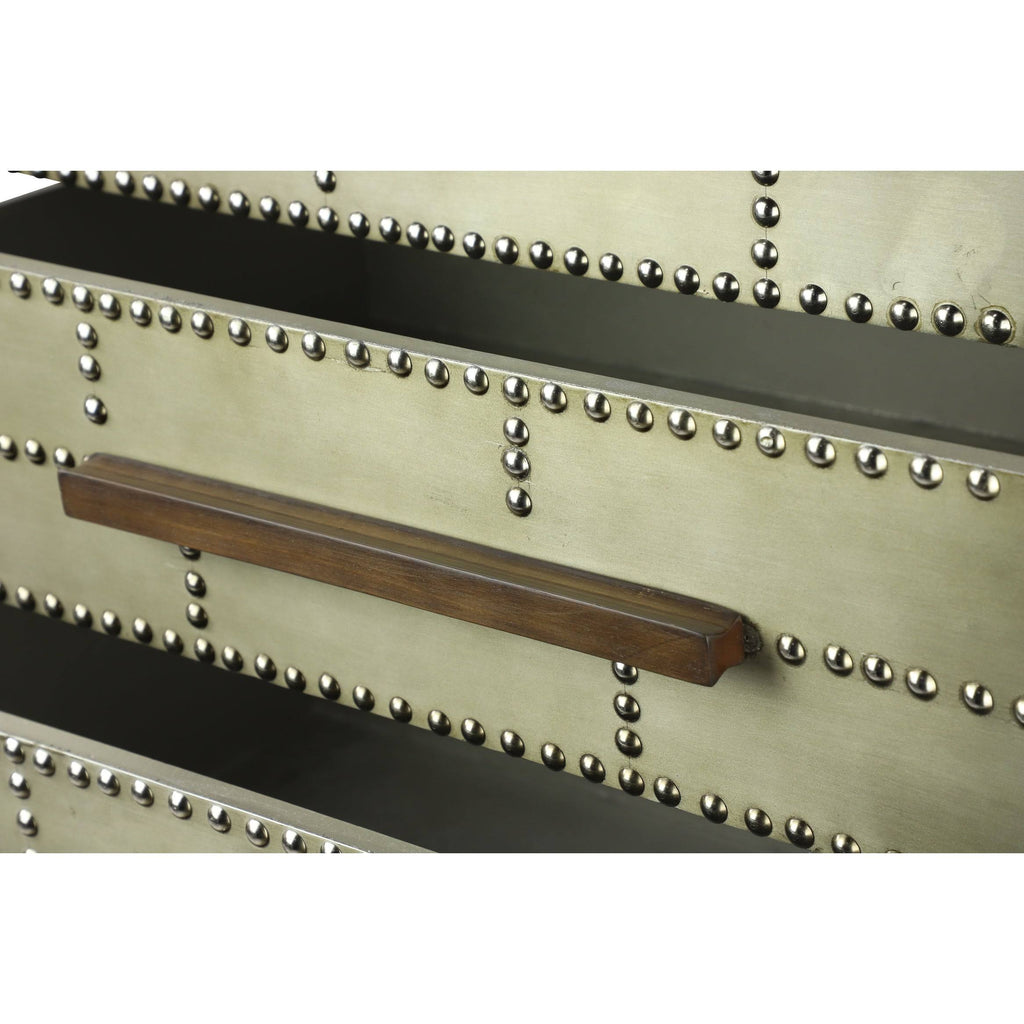 Grey Wood Industrial Cabinet S963646
