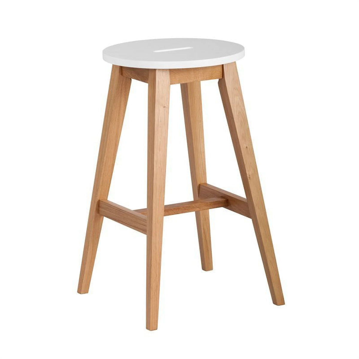 2 Piece Modern Wood Barstool Set G67868