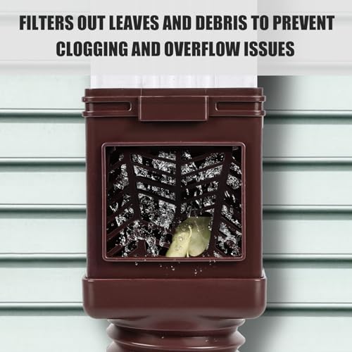 2 Pack Flexible Downspout Extension with Leaf Filter D65767