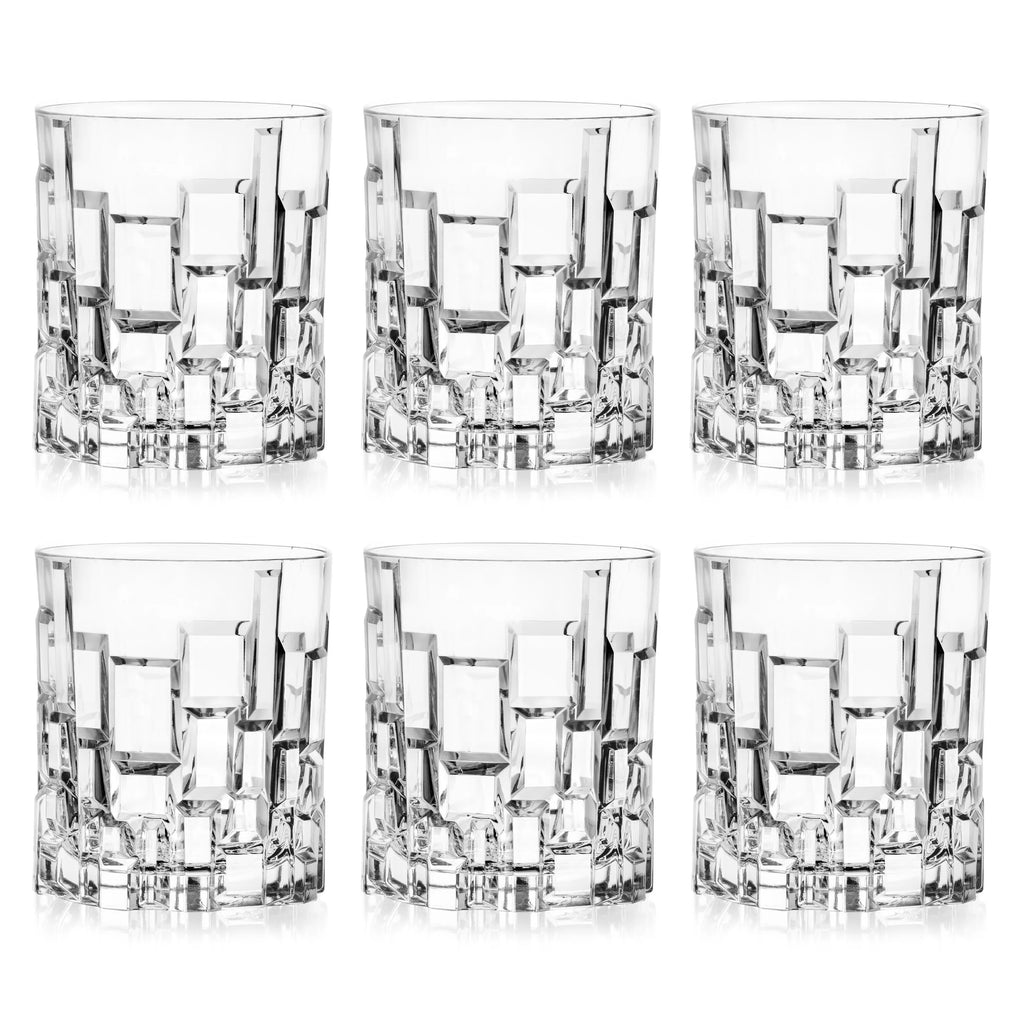 Glass Double Old Fashioned Tumblers 11 oz. Set of 6 C31131
