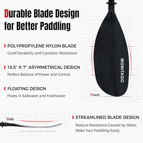 Adjustable Carbon Fiber Kayak Paddle Y2574