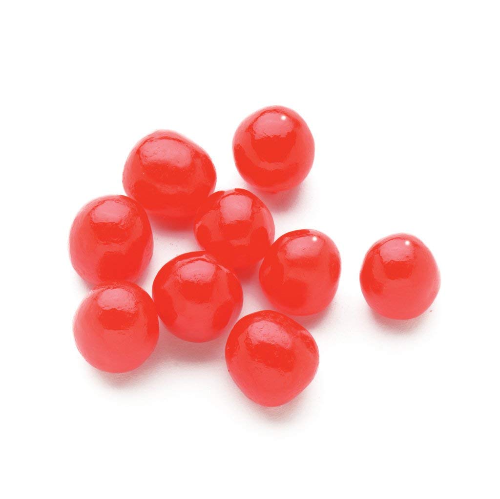 Red Cherry Fruit Sours Chewy Candy Ball 5lb Bag E598589