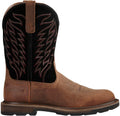Brown Pull On Work Boots N620