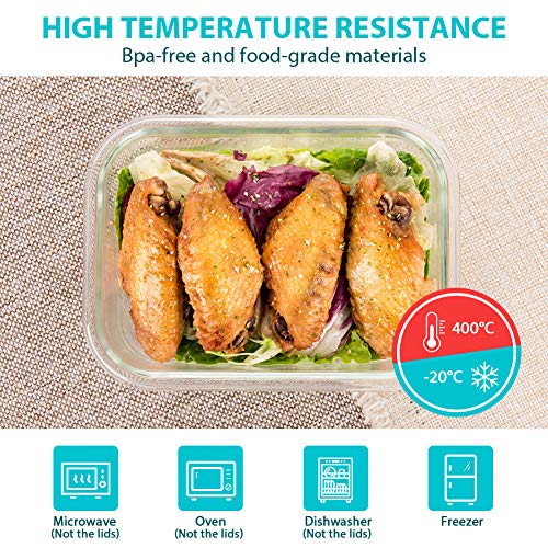 24 Piece Glass Food Storage Containers with Lids C54603