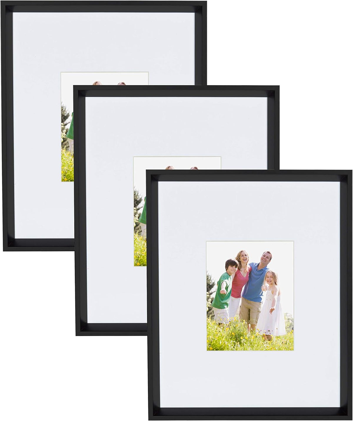 Gold 16x20 Matted to 8x10 Wall Picture Frame Set, Pack of 3 J259071