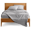 Light Grey 4 Piece Flex King Microfiber Bed Sheet Set I9833