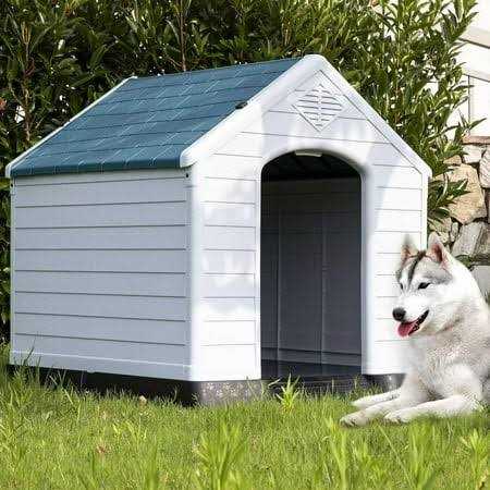 Waterproof Plastic Dog House with Vent and Raised Floor S601