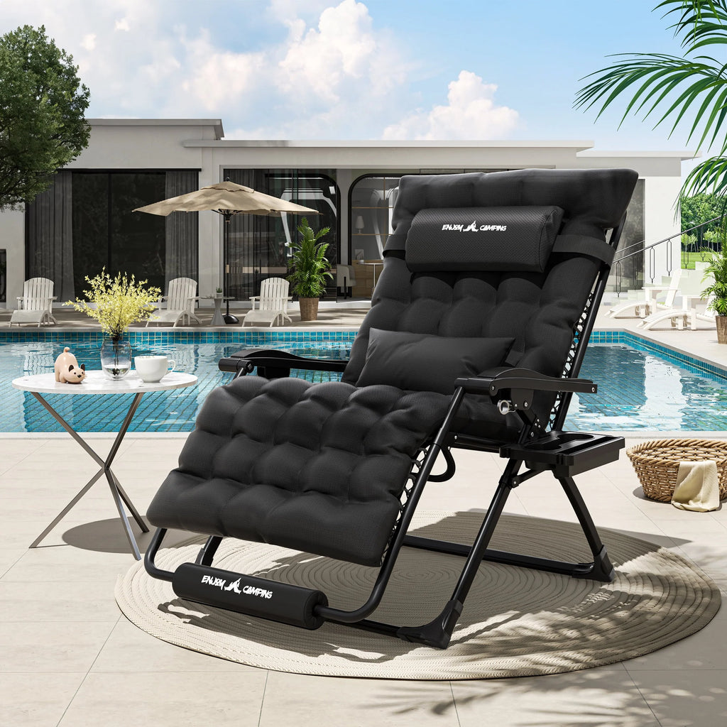 Oversized Zero Gravity Chair Set of 1 Black T75812