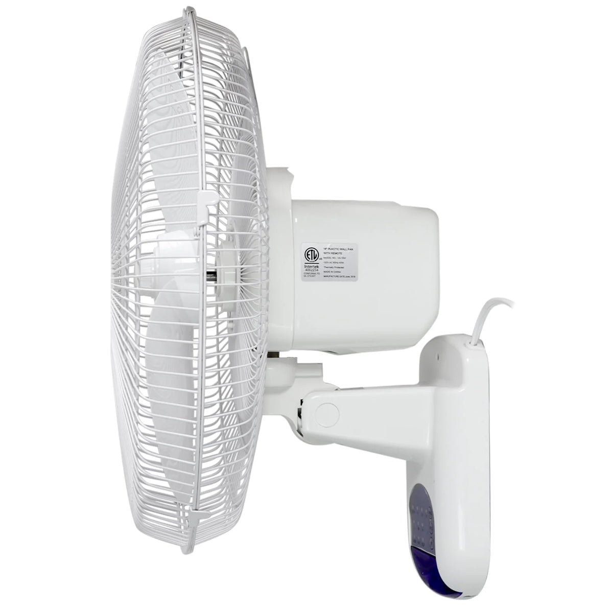 16 Pedestal Wall Fan White I4479