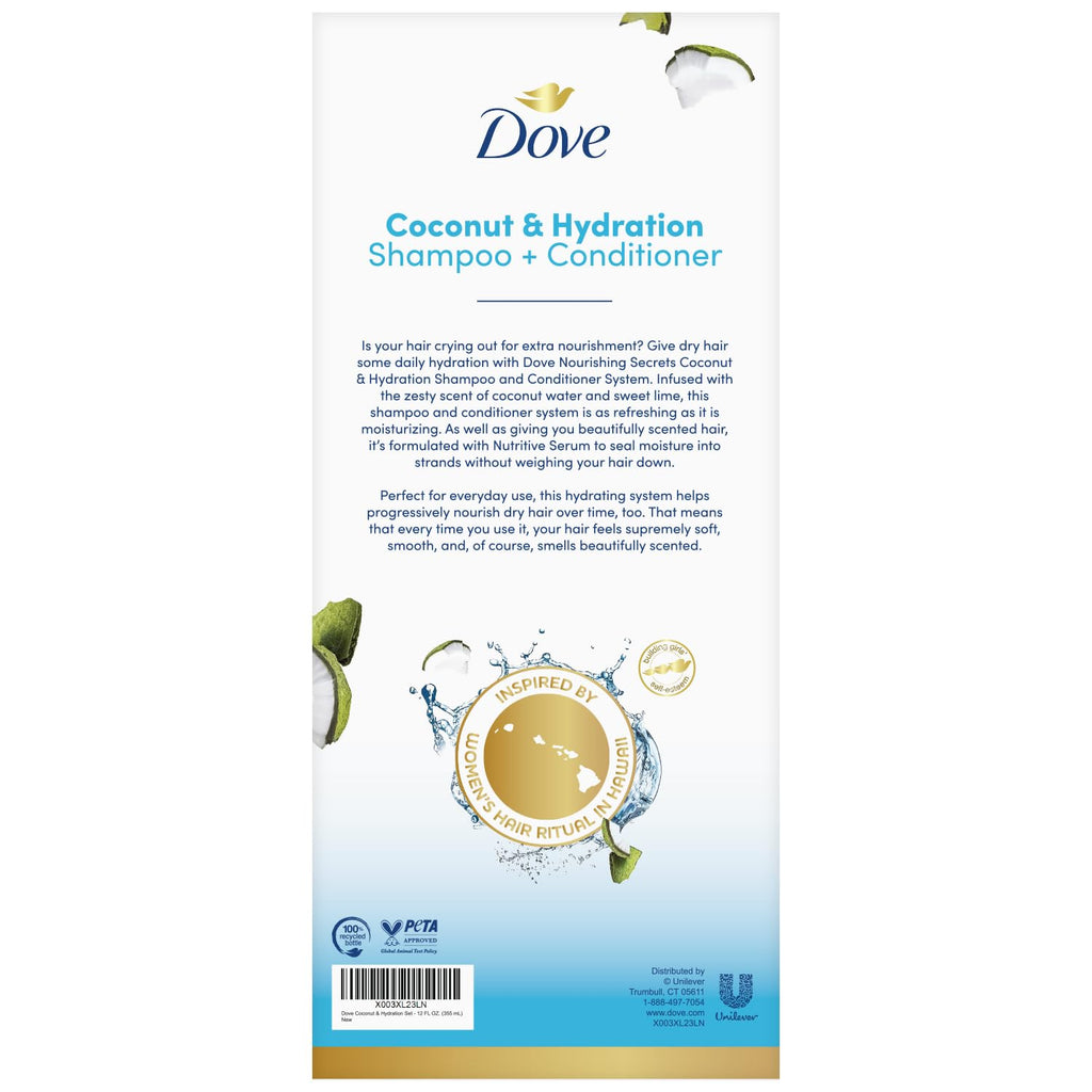 Shampoo and Conditioner Set, 12 Oz (2 Piece Set) P589