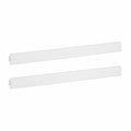 Bright White Convertible Bed Rail H7543