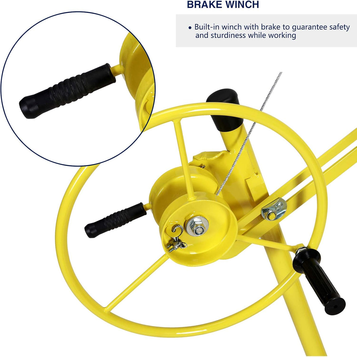 Drywall Lift Rolling Panel Hoist Jack Lifter 16FT A55371