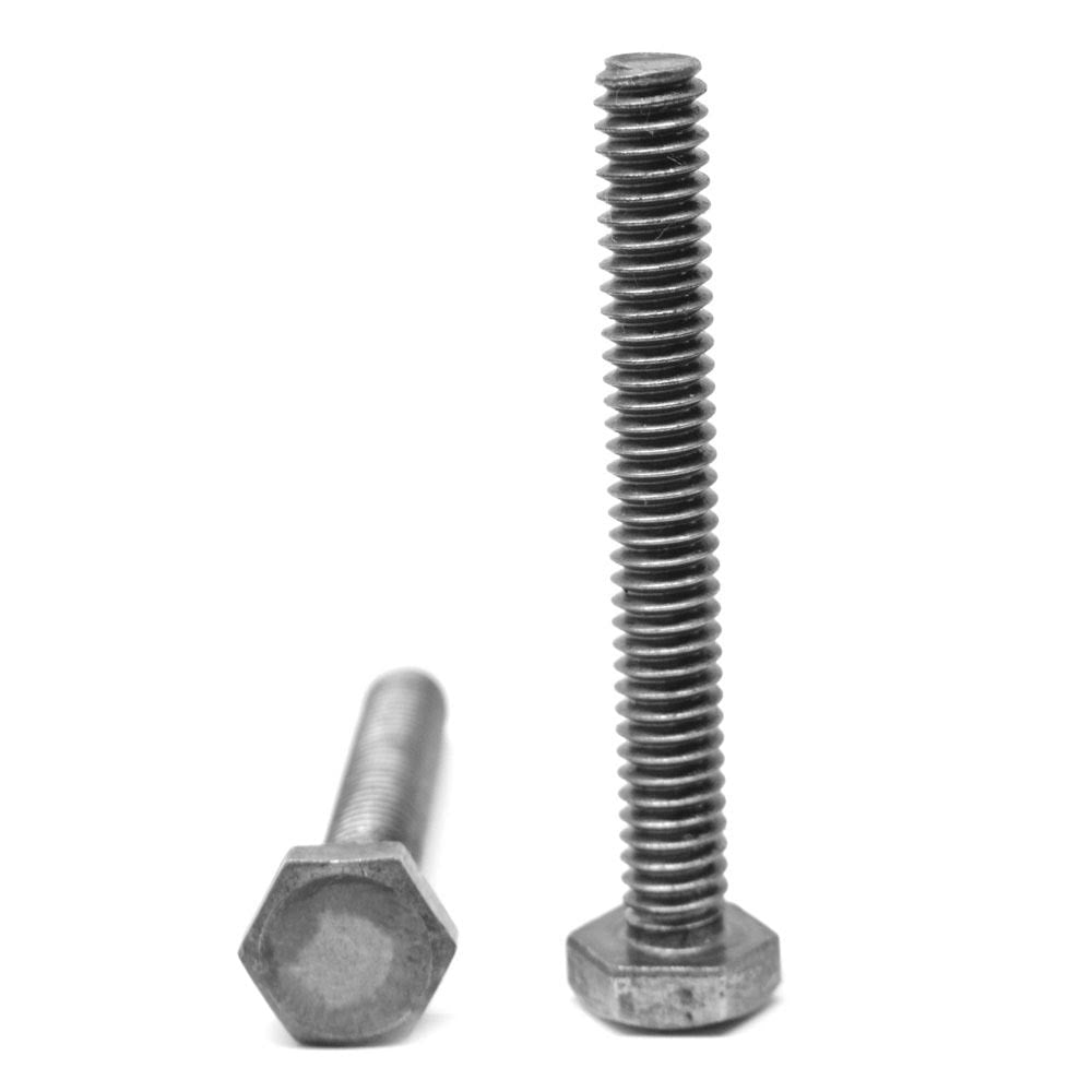 3/8x22-16 x 3 1/4x22 Coarse Thread Hex Tap Bolt Low Carbon Steel Plain Finish T422015