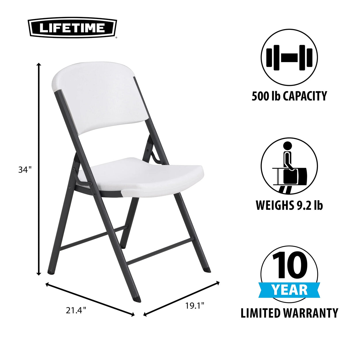 Almond Folding Chair 4 Pack H115114