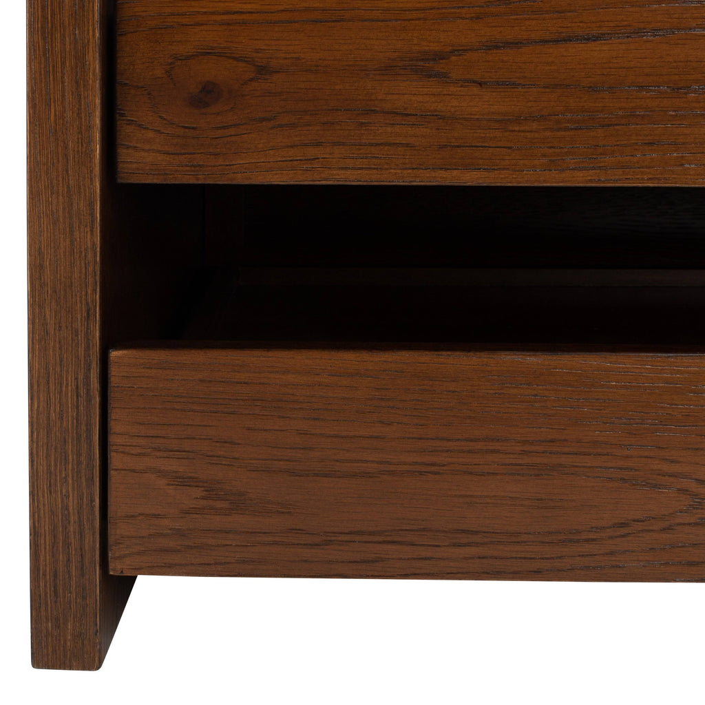 Grey/Walnut Storage Bench H734571