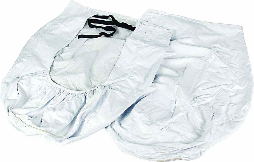 Vinyl Wheel & Tire Protector, 2 pack, 36-39 inches, White M98273