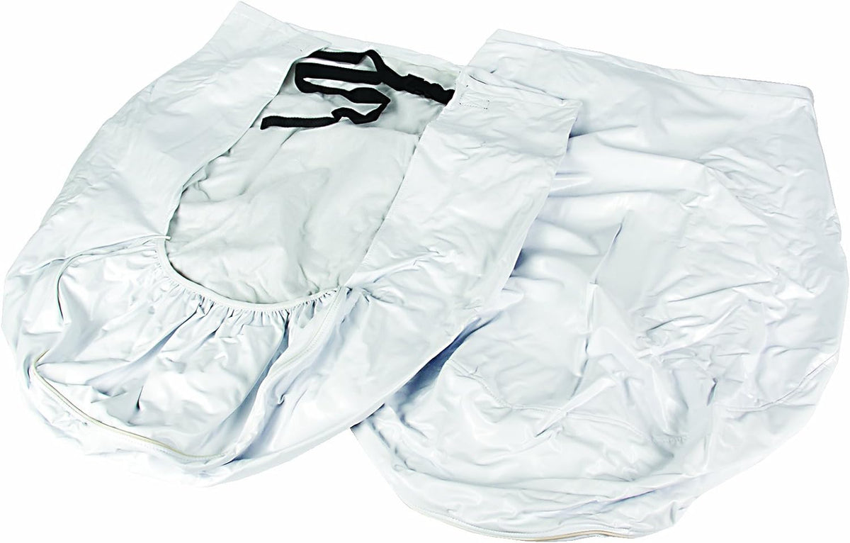 Vinyl Wheel & Tire Protector, 2 pack, 36-39 inches, White M98273